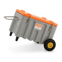 CEMbox 150 l Trolley Offroad siv z oranžnim pokrovom