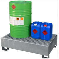 Lovilna posoda 65/2 pocinkana, z rešetko