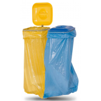 Držalo za vrečke za smeti za montažo na steno, za 2 vrečki