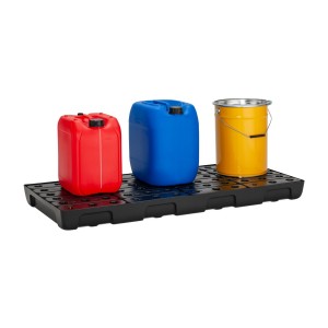 Lovilna posoda 13/6 z rešetko, za regale 130 cm