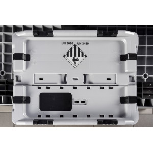 Zbirna posoda za odpadne baterije, 16 litrov