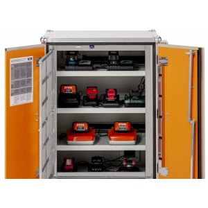 PREMIUM omara za polnjenje litijevih baterij 8/20, 230 V, lockEX