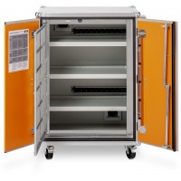 PREMIUM omara za polnjenje litijevih baterij 8/10, na kolesih, 230 V