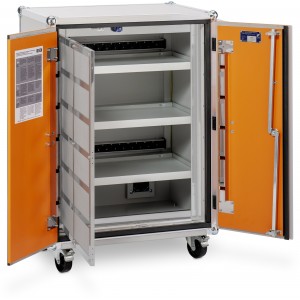 PREMIUM PLUS omara za polnjenje litijevih baterij 8/10, na kolesih, 3 fazna