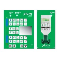 Očesna urgentna postaja za izpiranje oči, 1 x 500 ml fiziološka raztopina v plastenki