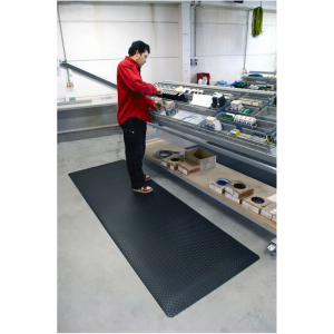 Antistatična preproga 3 z ozemljitvenim kablom in zaskočnim gumbom, širina 91 cm, dolžina največ 22,8 m