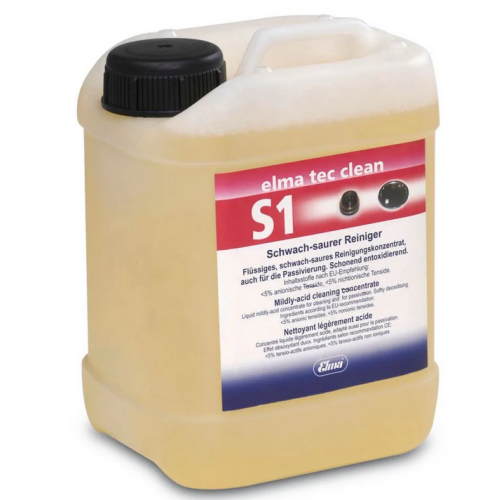 Čistilo elma tec clean S1 za ultrazvočne naprave, dezoksidacija, koncentrat, 10 litrov