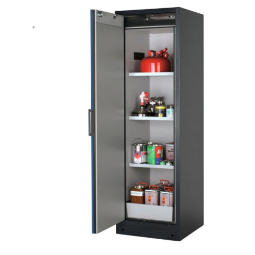 Ognjevarna omara, 90 min, asecos Select W-63L, 3 police, modra vrata