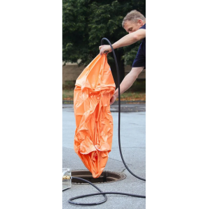 Kanalsko tesnilo za uporabo s stisnjenim zrakom, premer 80 cm