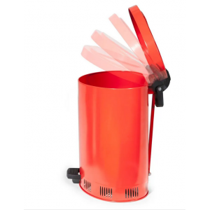 20 l varnostna zbiralna posoda, nerjaveče jeklo, z dušilnim pokrovom