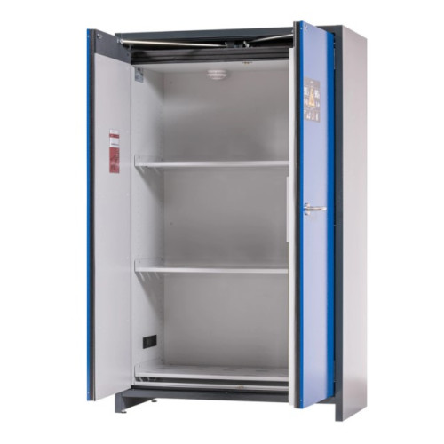 asecos omara za shranjevanje litij-ionskih baterij, SafeStore Core, 3 police, širine 1200 mm