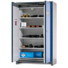 asecos omara za shranjevanje litij-ionskih baterij, SafeStore Core, 5 polic, širine 1200 mm