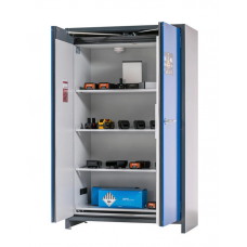 asecos omara SafeStore-Pro za shranjevanje li-ion baterij, 4 police, Š 1200 mm