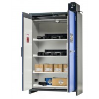  asecos omara SmartStore Pro-Connect, za polnjenje li-ion baterij, 4 police, širina 1200 mm 