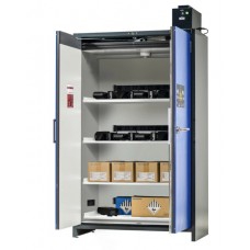  asecos omara SmartStore Pro-Connect, za polnjenje li-ion baterij, 4 police, širina 1200 mm 