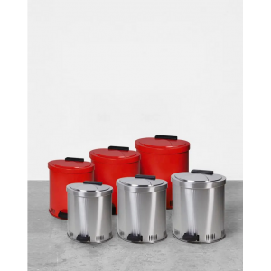 35 litrska varnostna zbiralna posoda, nerjaveče jeklo, z dušilnim pokrovom