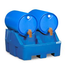 Polnilna postaja PolySafe RS, polietilen (PE), modra, za 2 soda po 200 litrov