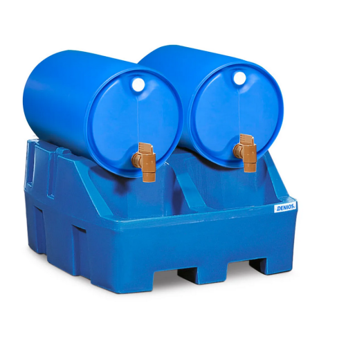 Polnilna postaja PolySafe RS, polietilen (PE), modra, za 2 soda po 200 litrov