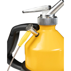 Varnostna ročka 1L, jeklo, s pipo za natančno doziranje