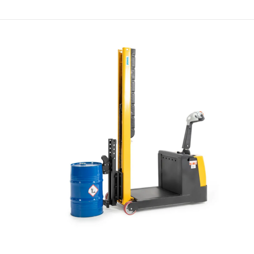 Elektrohidravlični dvigalnik sodov, prijemalo z dosegom 130 mm, protiutež, nosilnost 350 kg