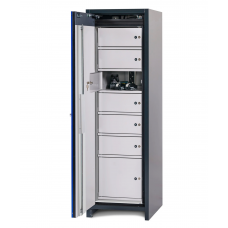  asecos omara SmartStore-Core, 2.0-V za polnjenje li-ion baterij, 7 omaric, širina 600 mm 