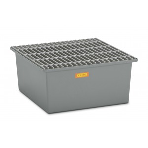 GFK lovilna posoda 220/1 z GFK rešetko