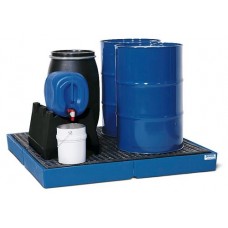 Lovilna posoda classic-line za 4 sode, s PE rešetko, 1500x1500x175