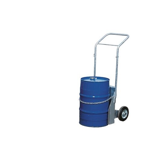 Voziček za sode BK-60, pocinkano, polne gume, za posode do 60 litrov, električno prevoden