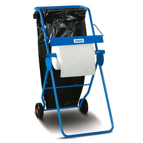 DENSORB stojalo za role do 40 cm, mobilno, z rezalno letvijo in okvirjem za vrečke za smeti