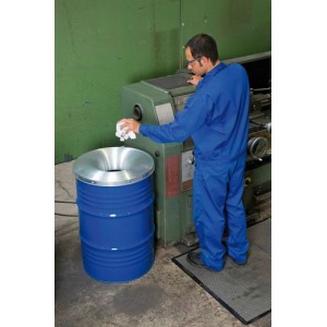 Flammex samogasilni pokrov iz aluminija, za 200 litrske sode