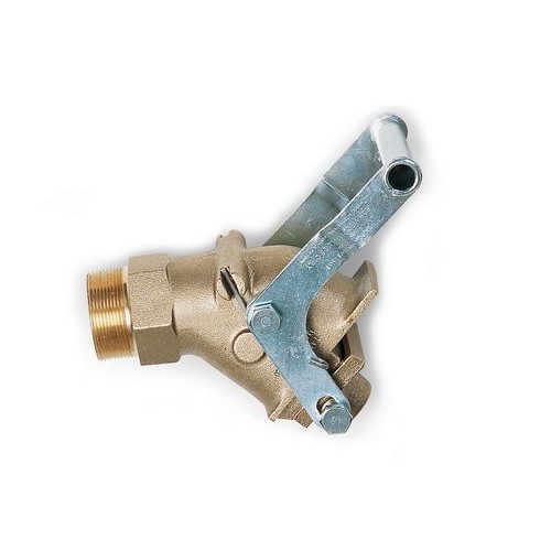 Samozapiralna medeninasta pipa 2"