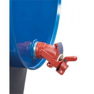 Pipa iz sive litine z medeninasto zapiralno ploščico, 2" navoj 