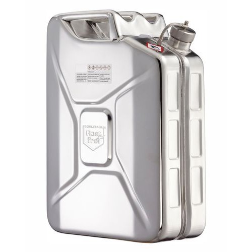 Posoda iz nerjavečega jekla z navojnim pokrovom in varnostnim ventilom, 20 litrov