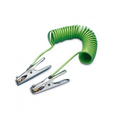 Spiralni ozemljitveni kabel z 2 jeklenima kleščama, dolžina 3 m