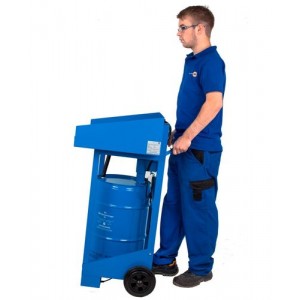 Naprava za pranje delov BK50 s priključkom za 50 litrski sod hladnega čistila, mobilna