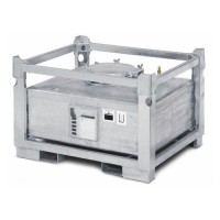 ASF zbiralnik, enostenski, 445 l, vroče cinkano