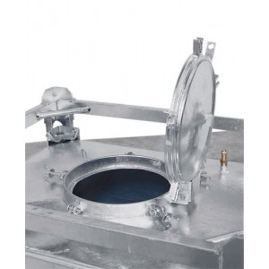 ASF zbiralnik, enostenski, 800 l, vroče cinkano