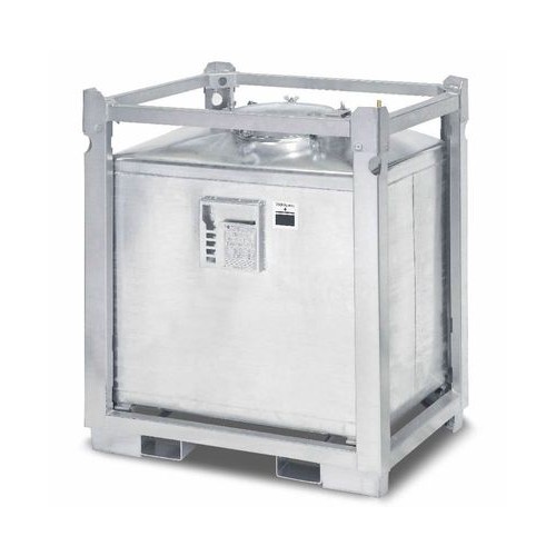 ASF zabojnik, enostenski, 1000 l, vroče cinkano