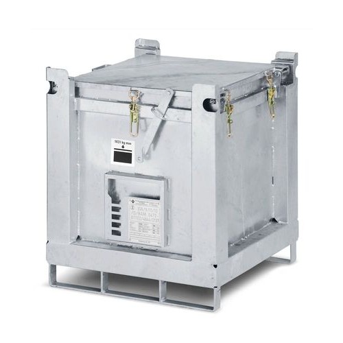 ASP zabojnik za zbiranje in transport, 240 l, vroče cinkano