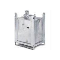 ASF zabojnik, dvojna stena, 280 l, vroče cinkano