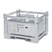 ASF zabojnik, dvostenski, 445 l, vroče cinkano