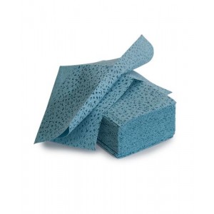 Vzdržljivi vlažilni robčki za večkratno uporabo, Z-zgib, 6 vrečk po 50 robčkov