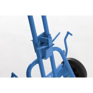 Voziček za transport sodov FTH 1 iz jekla, lakiran, z držalom