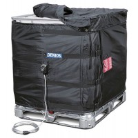 Grelni plašč za IBC, termostat 0 - 90°C, z izolacijskim pokrovom, 4060 - 4310 mm, 2000 vatov
