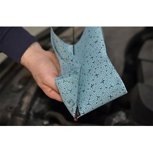 Trpežne čistilne krpe za večkratno uporabo, uporabne kot mokri robčki, 1 zvitek, modre barve