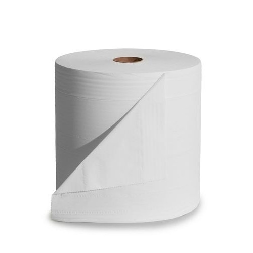 Robustne čistilne krpe iz celuloze, 3-slojne, 1 zvitek, 350 m, bele barve