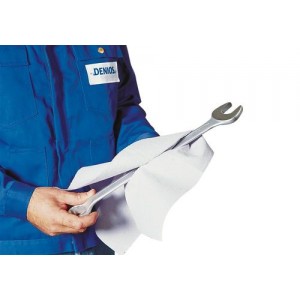 Robustne čistilne krpe iz celuloze, 3-slojne, 1 zvitek, 350 m, bele barve