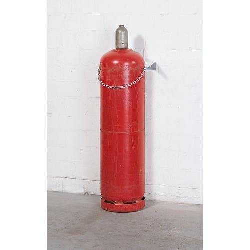 Stenski nosilec za plinsko jeklenko WH 320-S iz pocinkanega jekla, za 1 jeklenko z maks. premerom 320 mm