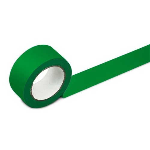 Trak za označevanje tal, širine 75 mm, zelene barve, 2 roli