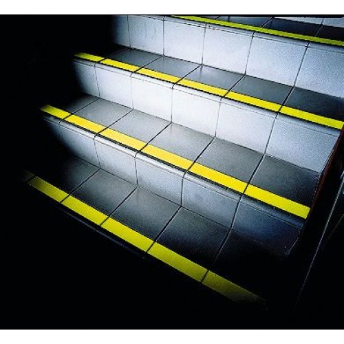 Nedrseči, samolepilni trakovi, širine 50 mm, svetleči